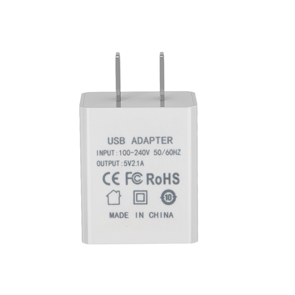 DC 5V 2.1A Mobile Phone USB Wall Charger - Image 5