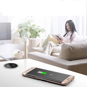 Desktop 10W Smart Wireless Charging Pad iphone Samsung