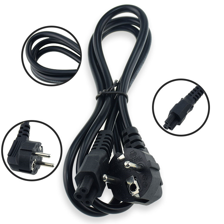 EU Plug 3 prong AC Power Cable - Image 4