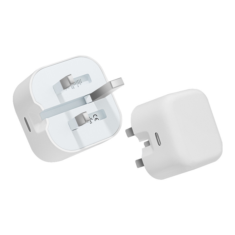 Folded UK Plug 20W USB-C Phone Wall Charger - Image 5