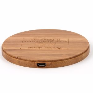 Qi Wireless Charger Wood Pad Charging Pad