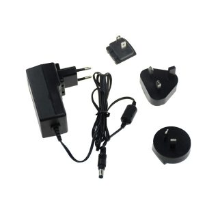Wall Battery Charger 12V 1A with Interchangeble Plug
