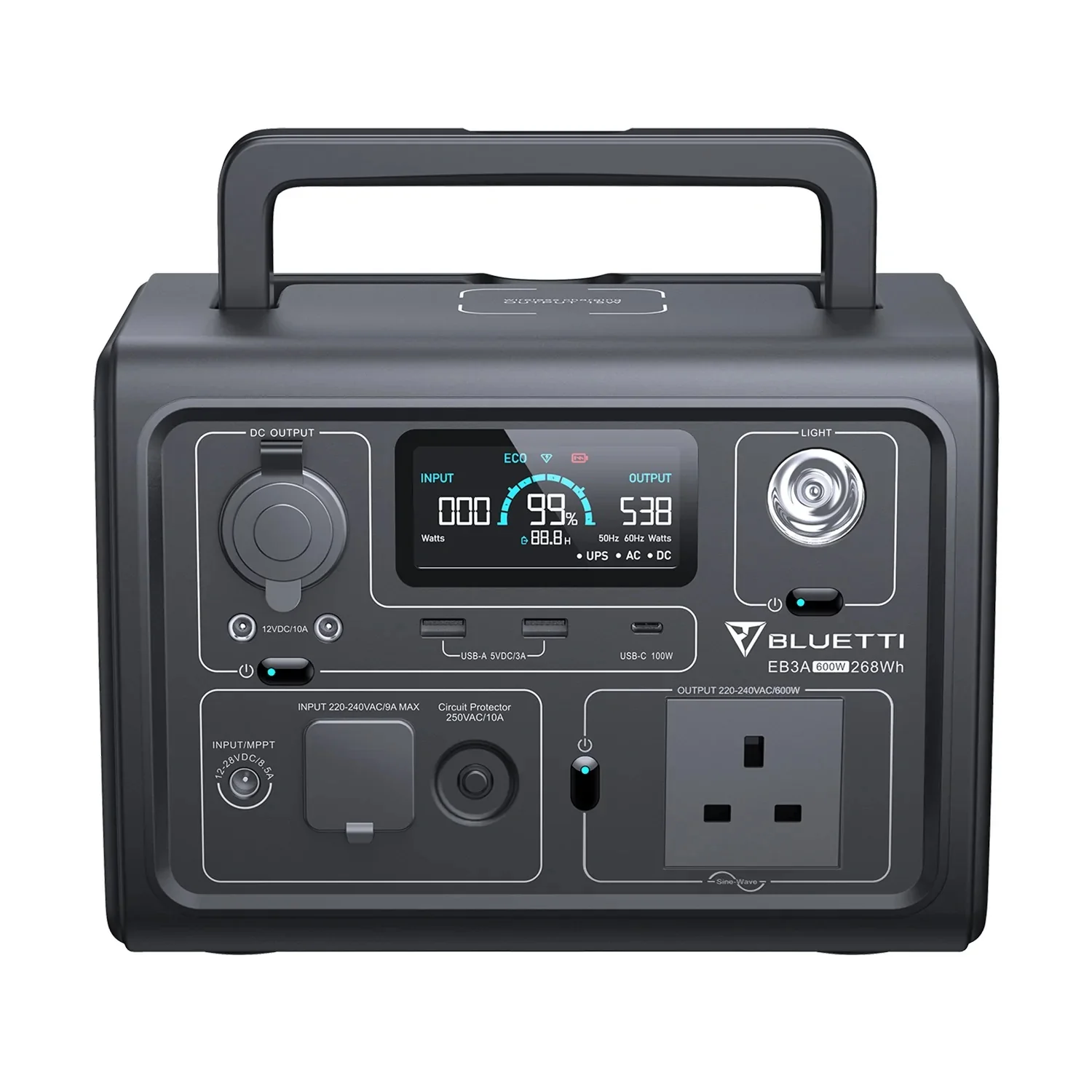 EB3A | 600W | 268WH PORTABLE POWER STATION - Image 2