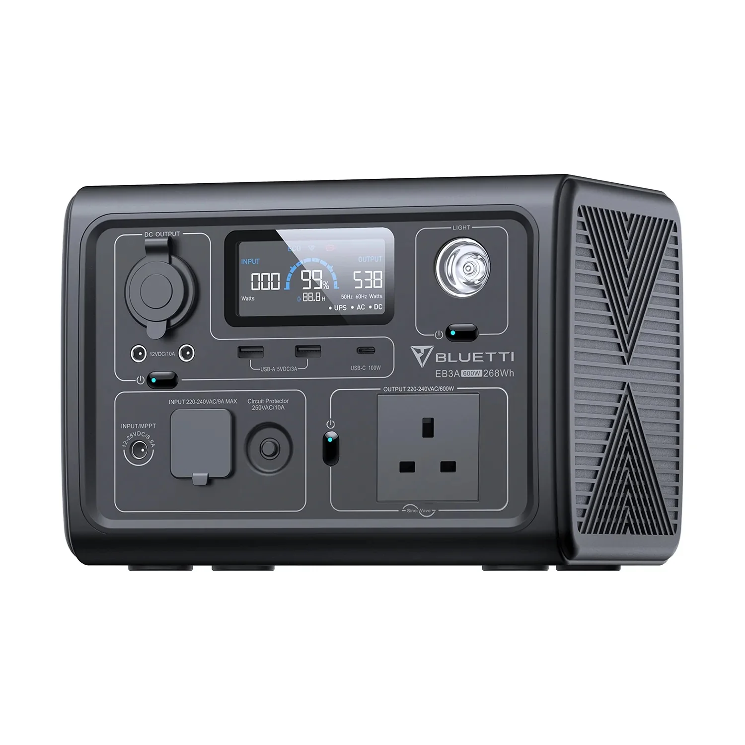 EB3A | 600W | 268WH PORTABLE POWER STATION - Image 3